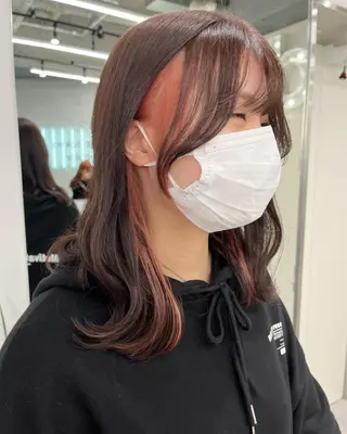 カラー 中村 彩夏のヘアスタイル