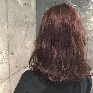 ミディアム カラー ヘアアレンジ 美髪矯正/透明感カラ ー🫧YUUKI🫧のヘアスタイル