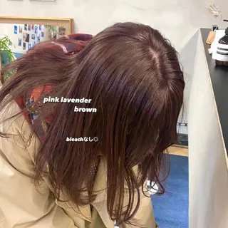 セミロング カラー パーマ ヘアアレンジ メンズ キッズ ネイル マツエク・マツパ アイブロウ 前川 朋香のヘアスタイル