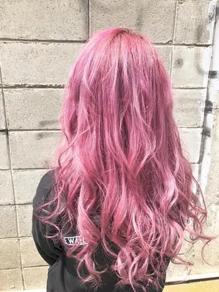 カラー ダブルスキルエクステ /羽エクステ白石宇由のヘアスタイル
