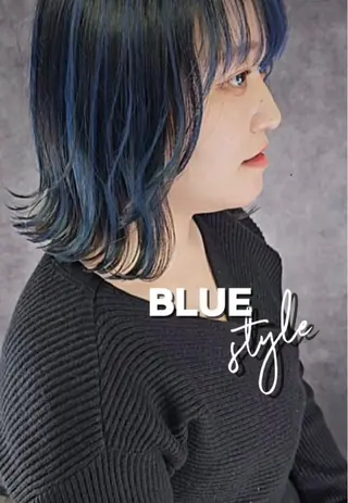 ミディアム カラー HARUNA はるなのヘアスタイル