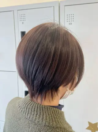 ショート 八木菜美 似合わせ/ニュアンスのヘアスタイル