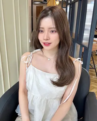 ロング カラー Sana / 韓国ヘア / カラーのヘアスタイル