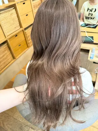 ロング カラー 暖色カラー/ダブル カラー/名古屋/辻のヘアスタイル
