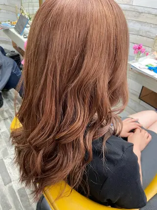 セミロング カラー 大坪 拓斗のヘアスタイル