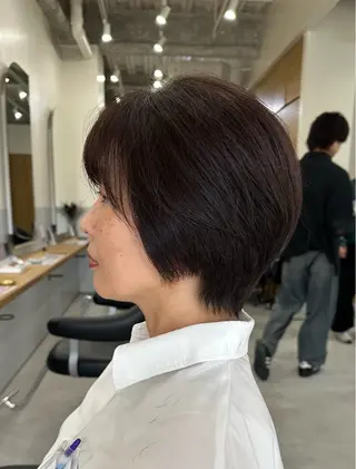 ショート ノエ/ 縮毛矯正/高岳のヘアスタイル