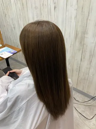ロング 暖色カラー💞 菊地しおんのヘアスタイル