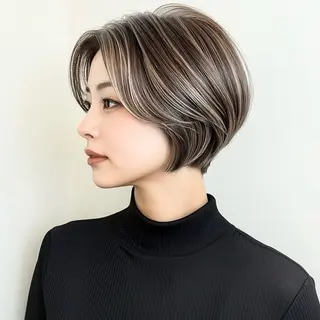 ショート メンズ特化 刈り上げない/金井のヘアスタイル