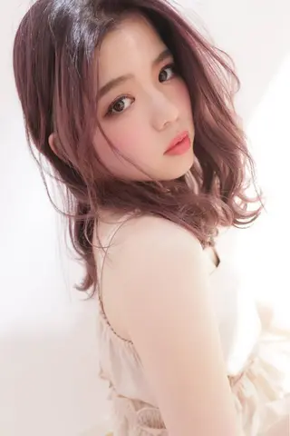 ミディアム カラー パーマ Hiroshi ヒロシのヘアスタイル
