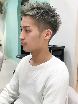 ショート メンズ unlepont 江坂[髪質改善]🪽のヘアスタイル