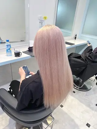 ロング カラー 🪄池袋ハイトーン 🪄ブリーチカラーのヘアスタイル