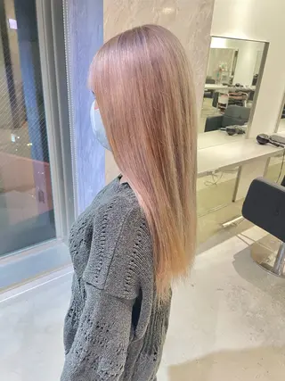 セミロング 🎗副店長/井上 竜 ブリーチ指名No.1のヘアスタイル