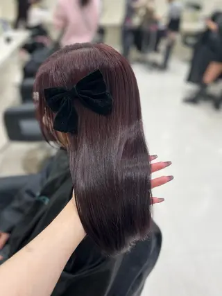 カラー ベージュ・ラベンダー カラー🎀りりのヘアスタイル
