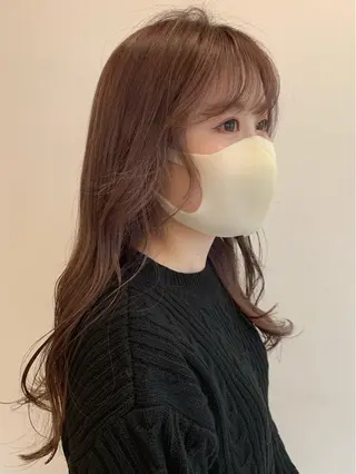 カラー 鈴木 まりやのヘアスタイル