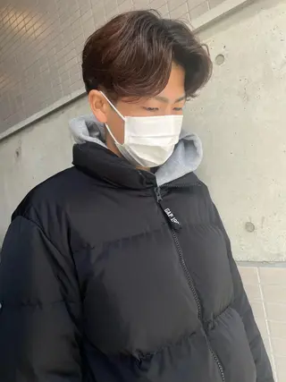 パーマ メンズ 大阪美容師 井上智博のヘアスタイル