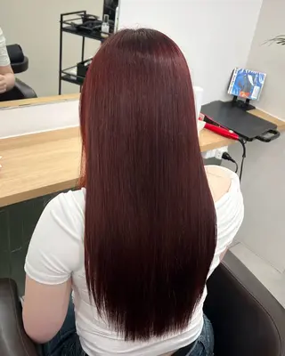 ロング カラー 赤みゼロ/透明感 カラー🌿KANTAのヘアスタイル