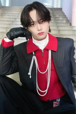 ショート パーマ メンズ 岩佐 柚太のヘアスタイル