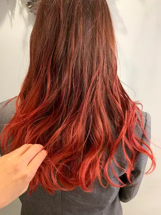セミロング カラー 垢抜けヘア♡柔らかい カラー/mihoのヘアスタイル