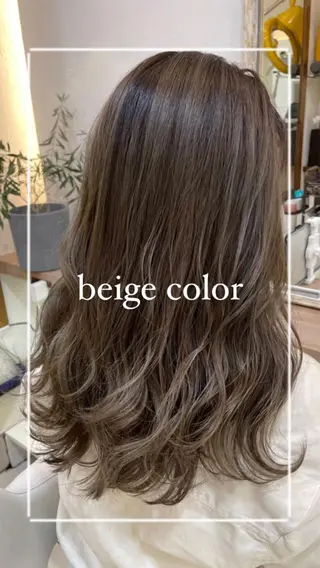 ロング カラー 縮毛矯正/髪質改善/ 艶髪ササキナツミのヘアスタイル