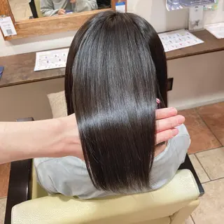 ミディアム 髪質改善・縮毛矯正/ 下村陽平のヘアスタイル
