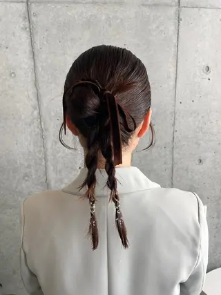 セミロング MAYU /ナチュラルヘア🌷のヘアスタイル