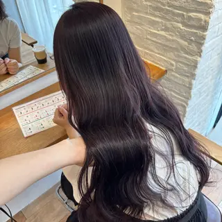 ロング 盛れる透明感カラー・ momokaのヘアスタイル