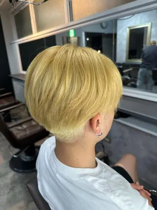 カラー メンズ 加藤 聖也のヘアスタイル