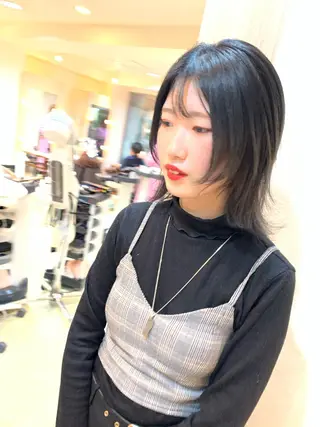 ミディアム カラー nishimura makotoのヘアスタイル