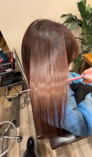 ミディアム 札幌大通/メンズ/ 縮毛矯正•髪質改善のヘアスタイル