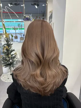 ロング カラー Ardore 韓国風カラー大阪のヘアスタイル