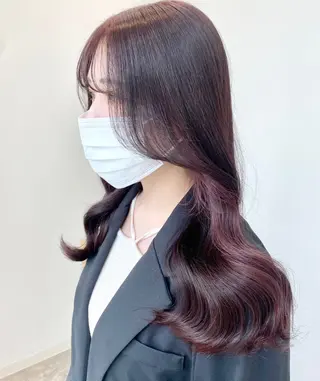 ロング カラー 韓国ヘア/艶髪🎀 宮川みほのヘアスタイル