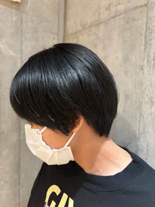 ショート 🌊インナーカラー 🐬櫻井海星のヘアスタイル