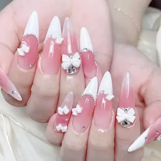 ネイル 🦋チップ長さだし 専門店🦋のネイルデザイン