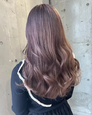 ロング カラー SHOTO ハイトー ン/ブロンドカラーのヘアスタイル