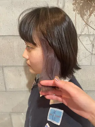 ミディアム カラー 艶髪/透明感カラー/ 韓国/nonokaのヘアスタイル