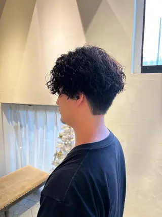 パーマ メンズ 柳川沙羅 🌿透明感カラーのヘアスタイル