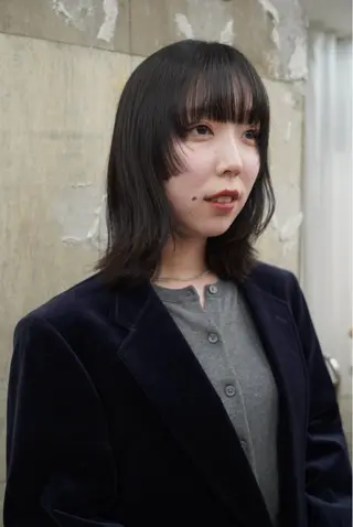 ミディアム ショート/パーマ /muku サリのヘアスタイル