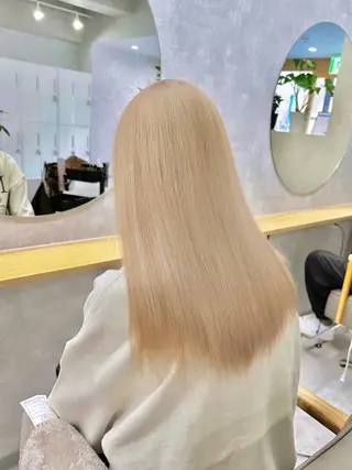 セミロング Kazusa/艶髪 /ハイトーン🌈のヘアスタイル