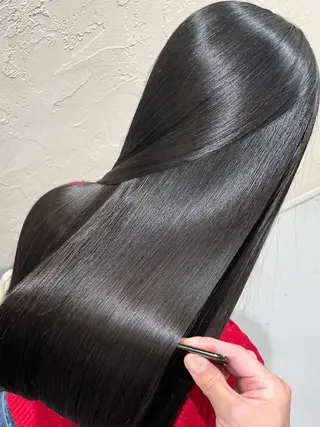 ロング カラー 山道 れんのヘアスタイル