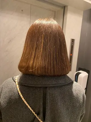 ミディアム 羽根 ひよりのヘアスタイル