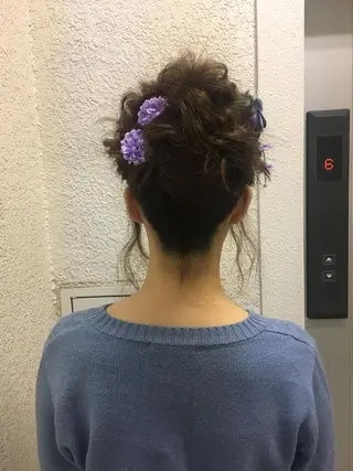 ヘアアレンジ 韓国ヘアならお任せ！ 小辻李菜💕のヘアスタイル