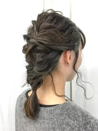 ミディアム ヘアアレンジ tender KOZONOのヘアスタイル