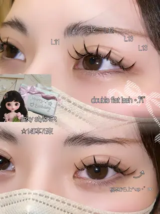 マツエク・マツパ ☆eyelist _miu☆のマツエク・マツパデザイン
