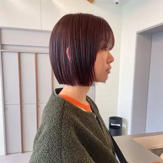 ショート カラー 髪質改善カラー/ボブ 🌻Mutsumiのヘアスタイル