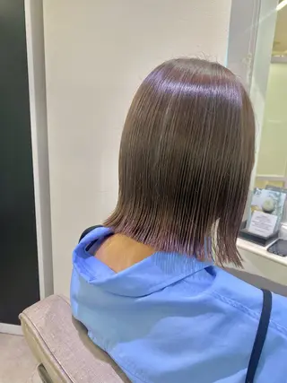 ショート 透明感カラー/ FRAME天王寺✨のヘアスタイル