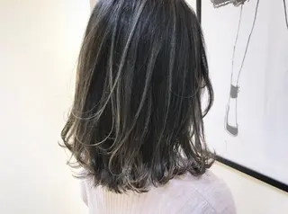 ミディアム カラー ヘアアレンジ 髪質改善サロン 心斎橋ARCHEのヘアスタイル