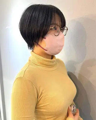 ショート カラー ヘアアレンジ 美髪矯正・レイヤー 倉友哉のヘアスタイル