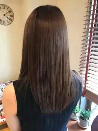 セミロング 青木 啓輔のヘアスタイル