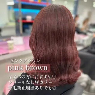 セミロング カラー ♡ダブルカラー特化♡ miyuのヘアスタイル