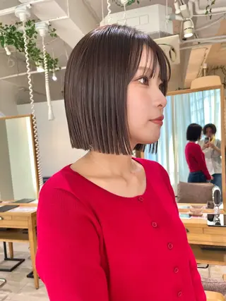 ショート カラー くがれいじ 梅田/ショート/ボブのヘアスタイル
